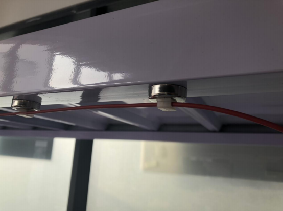 分布式光纖感溫火災(zāi)探測(cè)器貨架敷設(shè)磁鐵夾具安裝方案