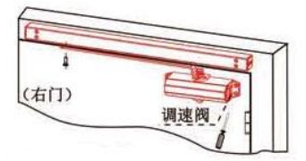 拉門(mén)面電動(dòng)閉門(mén)器安裝方法